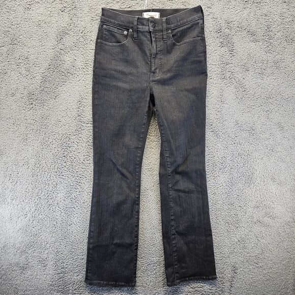 Madewell Denim - Madewell Jeans Womens Size 27T Black Denim Kickout Bootcut Mid Rise